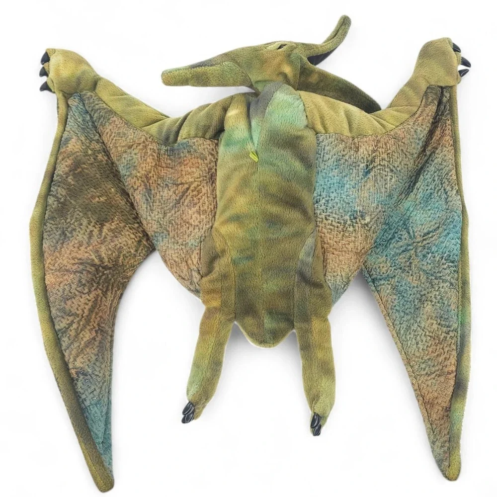 Folkmanis Flying Pteranodon Pterodactyl Dinosaur Plush Hand Puppet Vintage